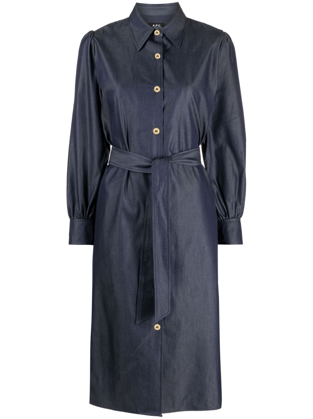 A.P.C. Klassisches Hemdkleid - Blau von A.P.C.