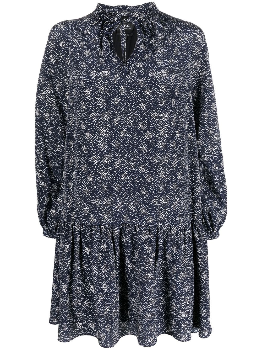 A.P.C. Kleid mit Schößchen - Blau von A.P.C.