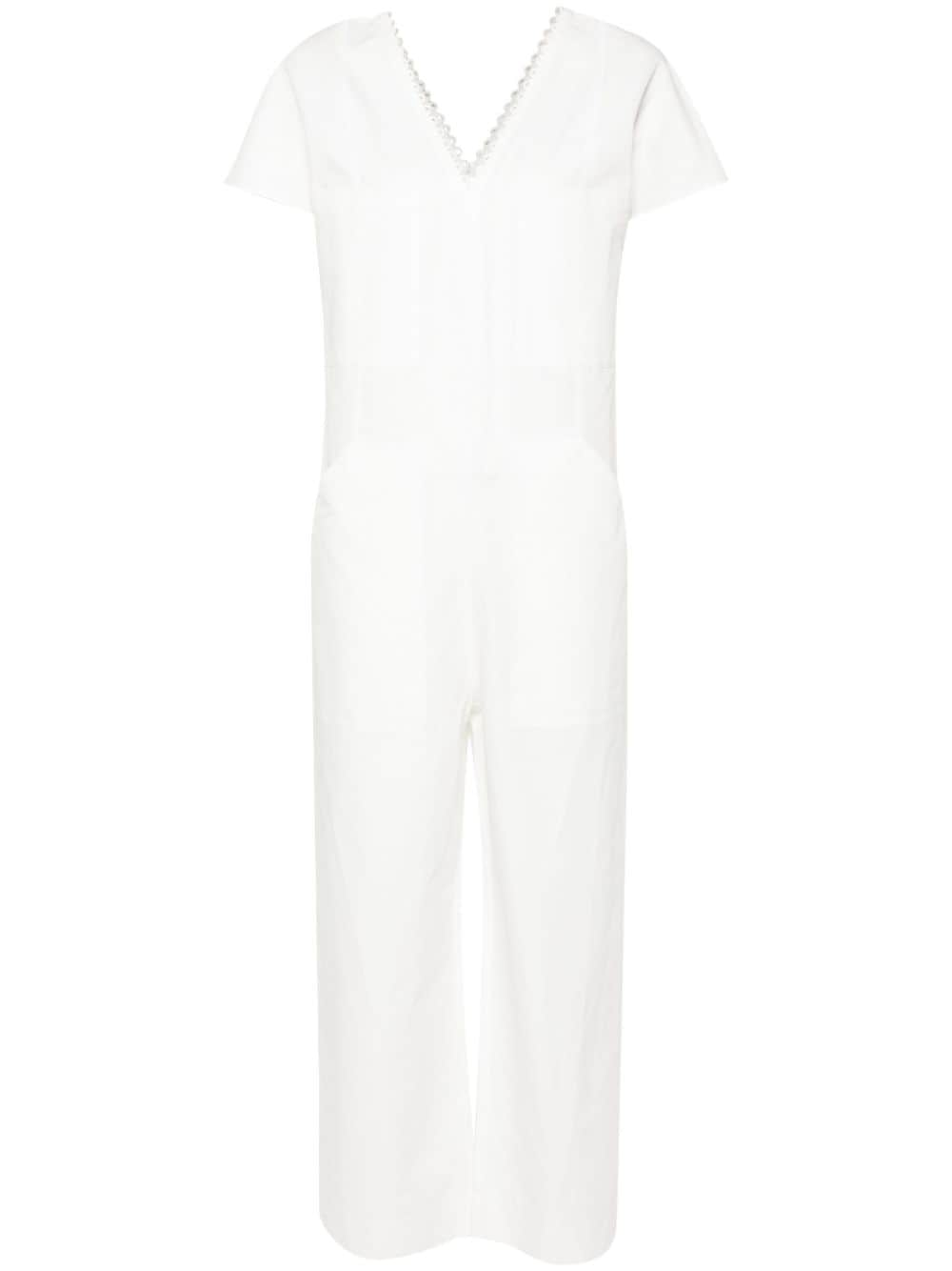 A.P.C. Kurzärmeliger Jumpsuit - Weiß von A.P.C.