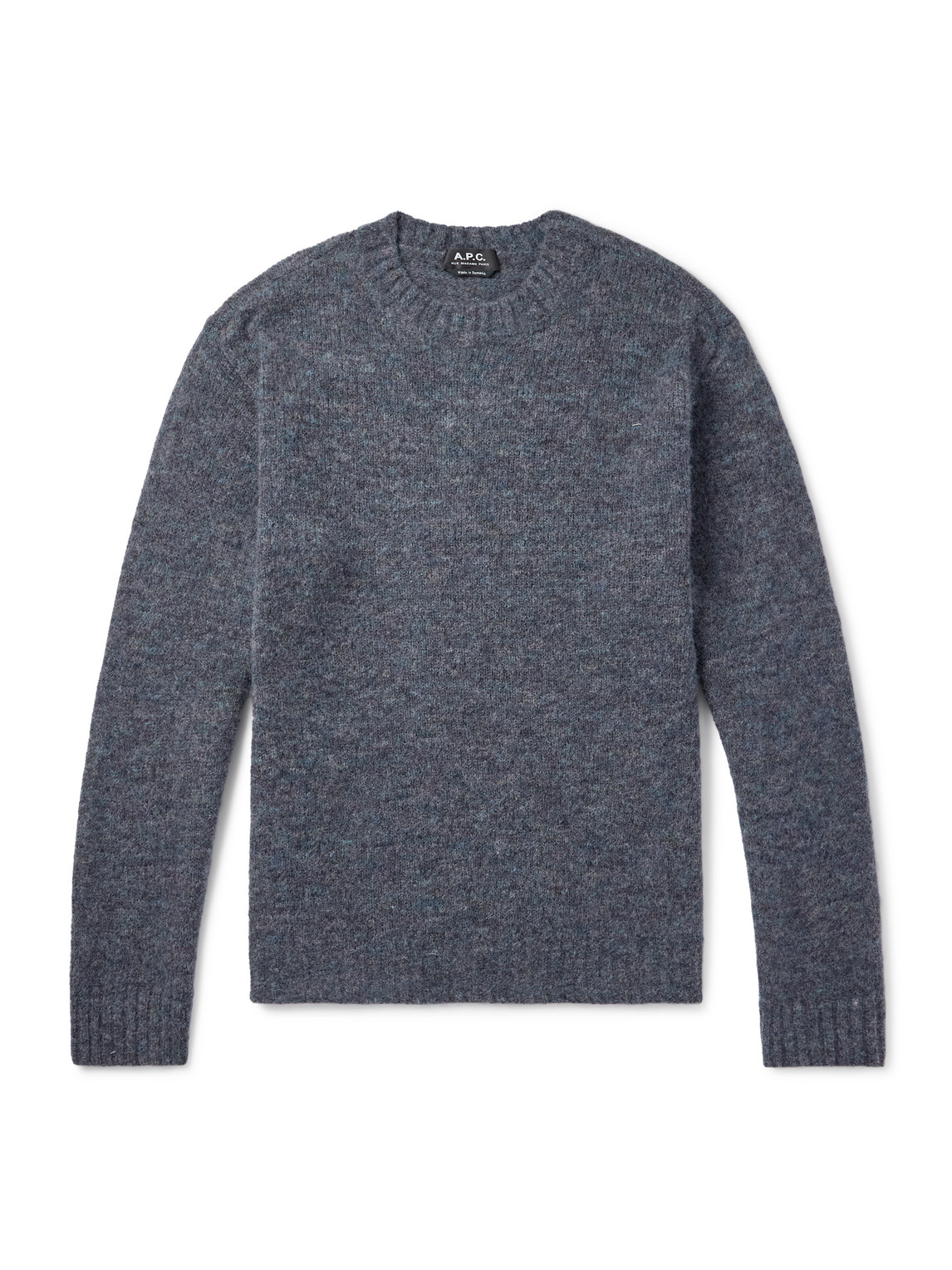 A.P.C. - Lucas Brushed Knitted Sweater - Men - Gray - M von A.P.C.