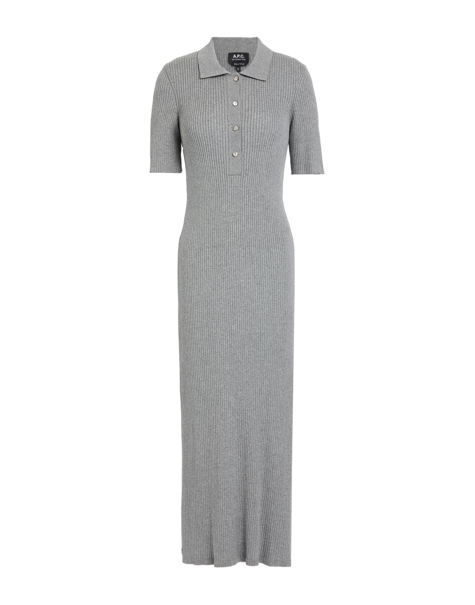 A.P.C. Maxi-kleid Damen Hellgrau A.P.C. Maxi-kleid Damen Hellgrau von A.P.C.