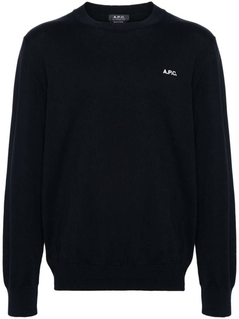 A.P.C. Melville Pullover - Blau von A.P.C.