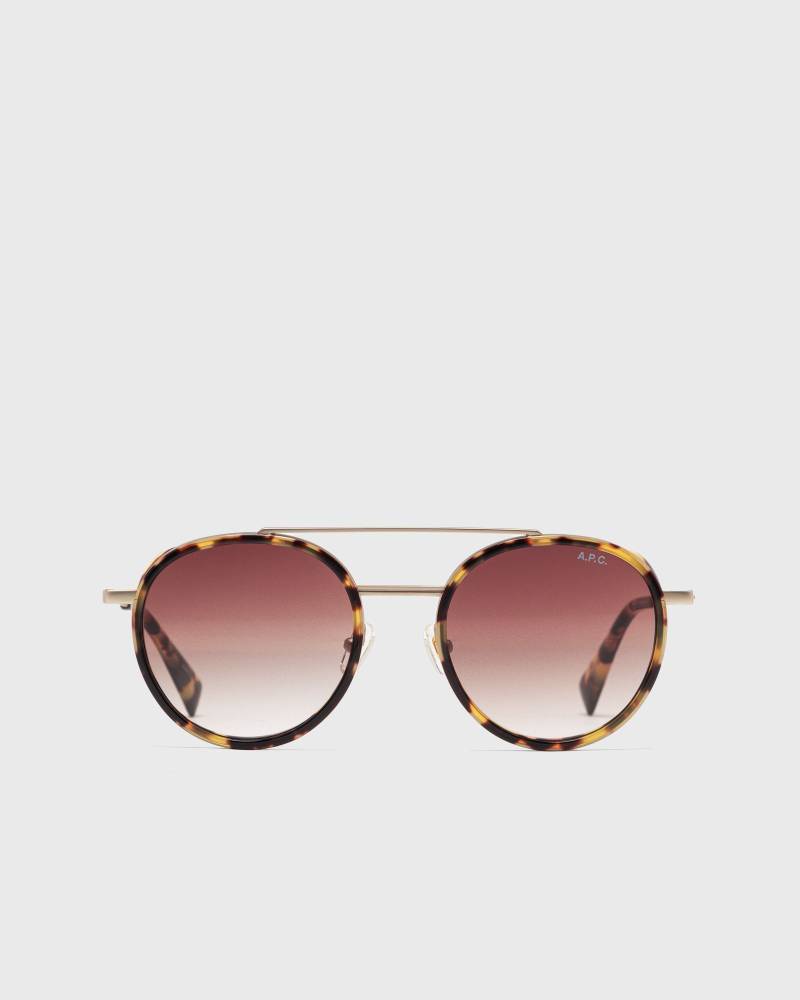 A.P.C. NICO SUNGLASSES men Eyewear gold in Größe:ONE SIZE von A.P.C.