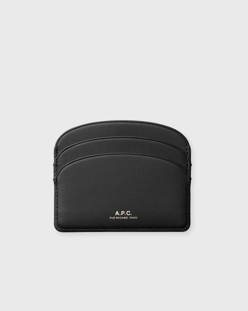 A.P.C. PORTE-CARTES DEMI-LUNE women Wallets black in Größe:ONE SIZE von A.P.C.