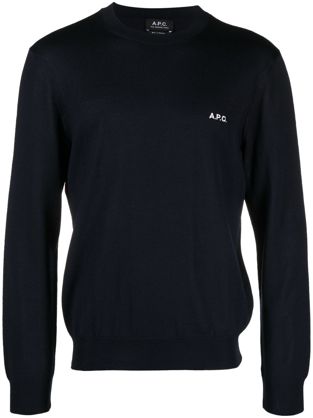 A.P.C. Pullover mit Logo-Stickerei - Blau von A.P.C.