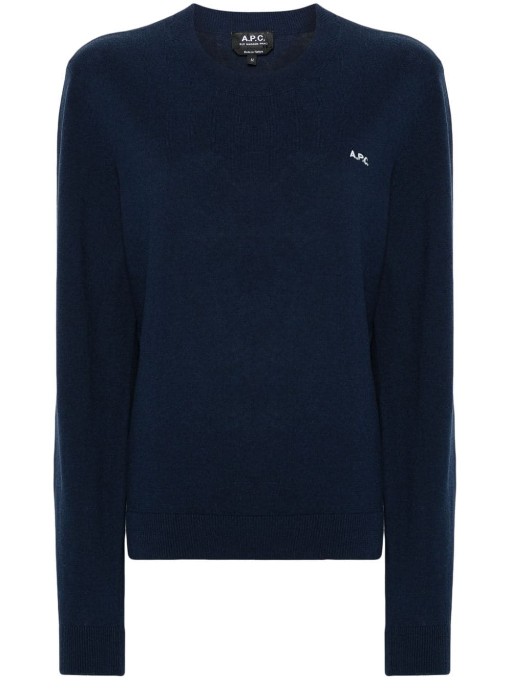 A.P.C. Pullover mit Logo-Stickerei - Blau von A.P.C.