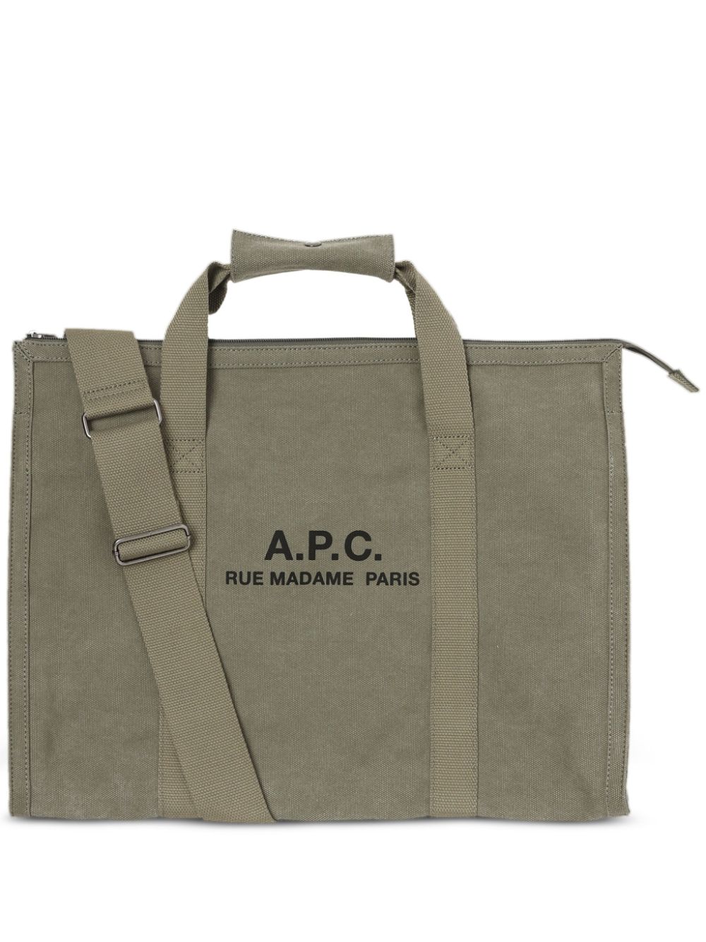 A.P.C. Récupération Canvas-Shopper - Grün von A.P.C.