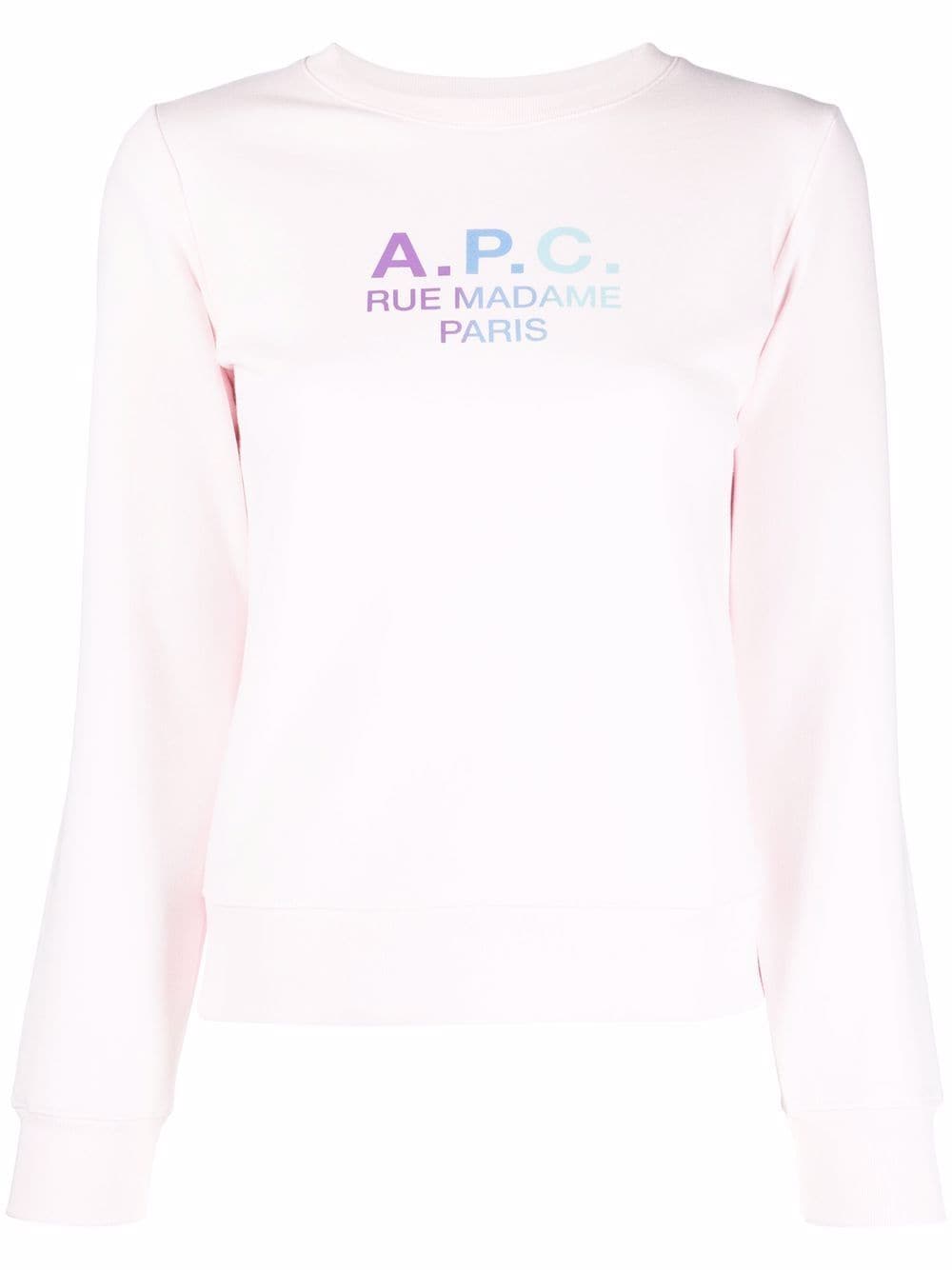 A.P.C. Rue Madame Paris Sweatshirt - Rosa von A.P.C.
