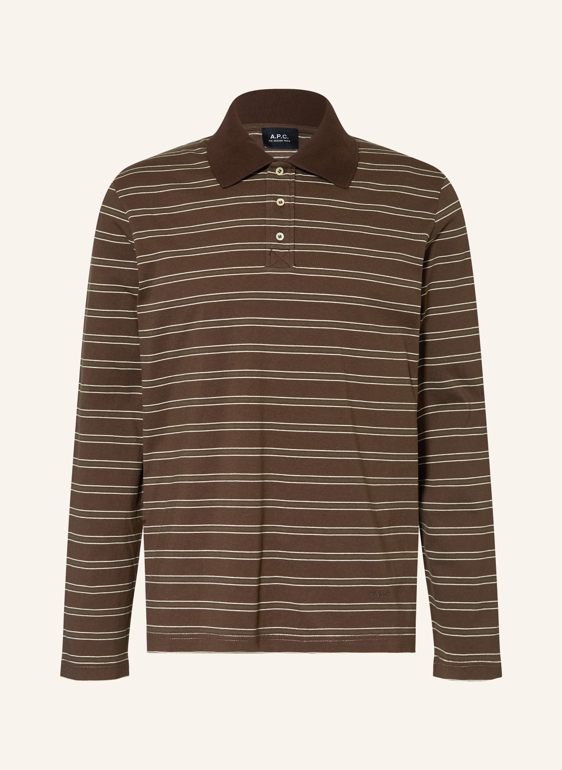 A.P.C. Rugbyshirt braun von A.P.C.