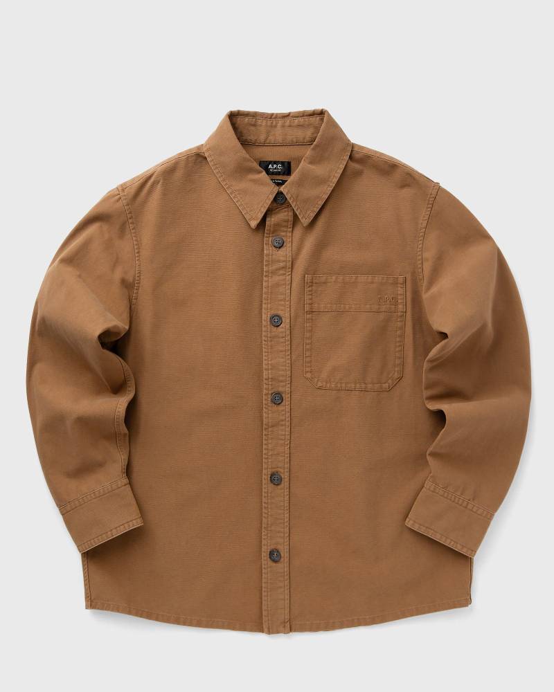 A.P.C. SURBASILE BRODEE POITRINE JACKET men Overshirts brown in Größe:M von A.P.C.