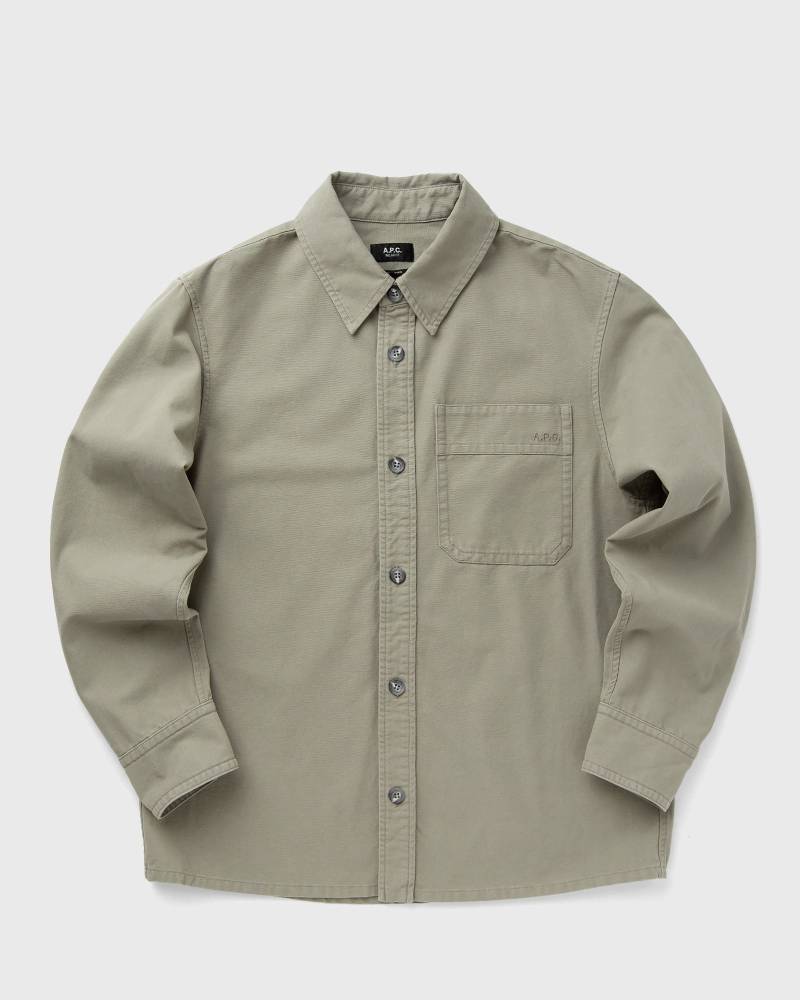 A.P.C. SURBASILE BRODEE POITRINE JACKET men Overshirts green in Größe:S von A.P.C.