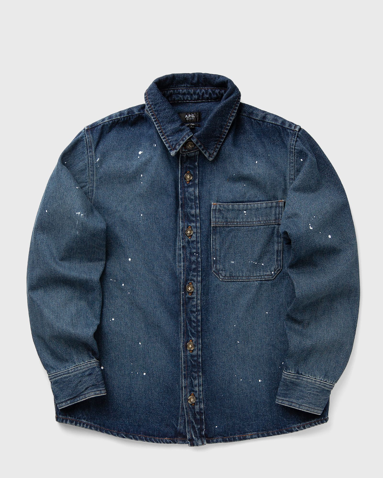 A.P.C. SURBASILE JACKET men Denim Jackets blue in Größe:XL A.P.C. SURBASILE JACKET men Denim Jackets blue in Größe:XL von A.P.C.