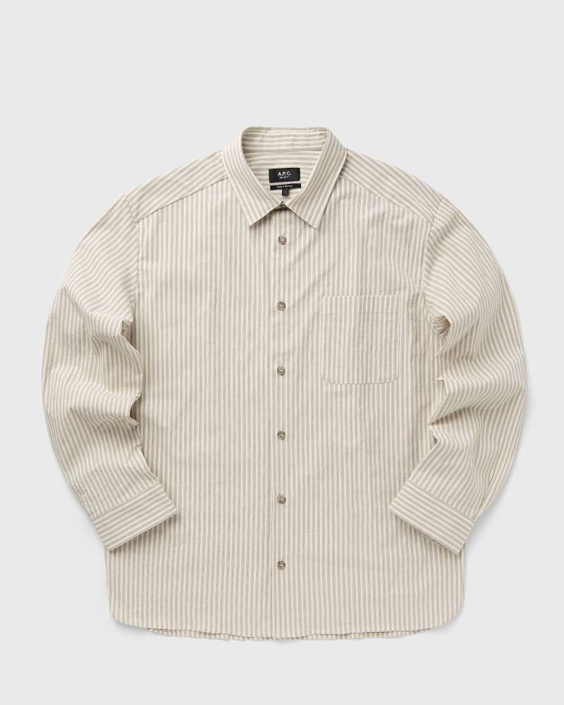 A.P.C. SURMALO JACKET men Overshirts beige in Größe:L von A.P.C.