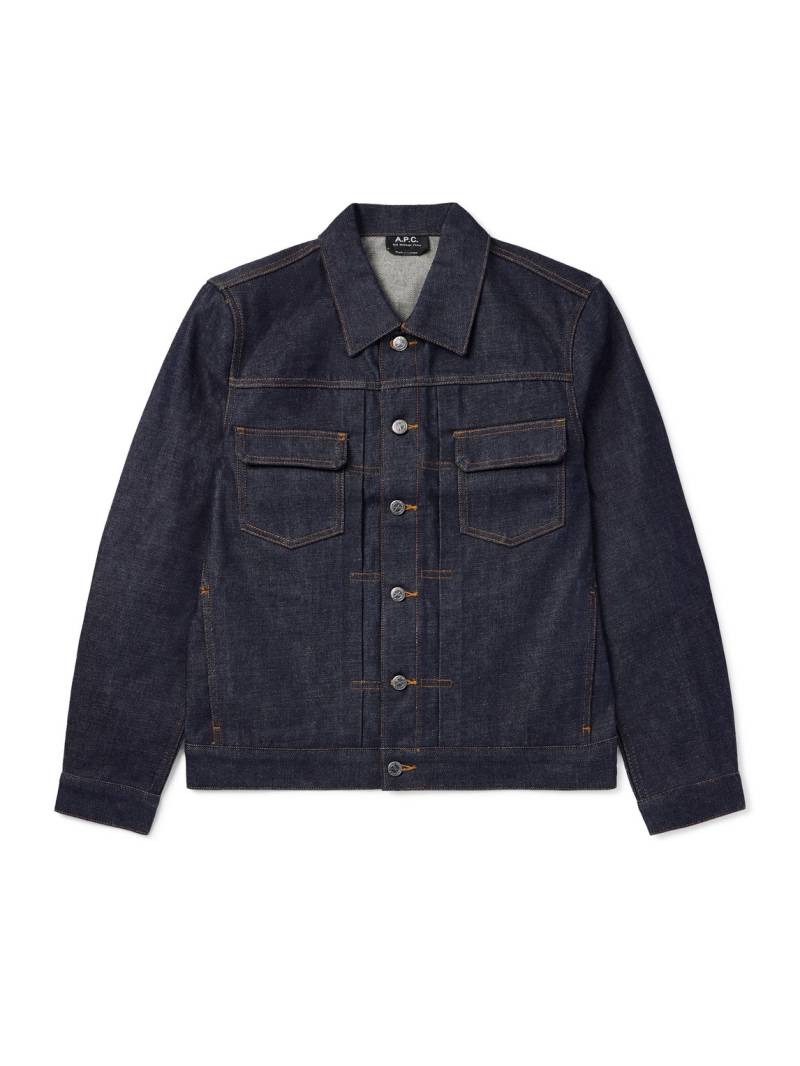A.P.C. - Selvedge Denim Jacket - Men - Blue - M von A.P.C.