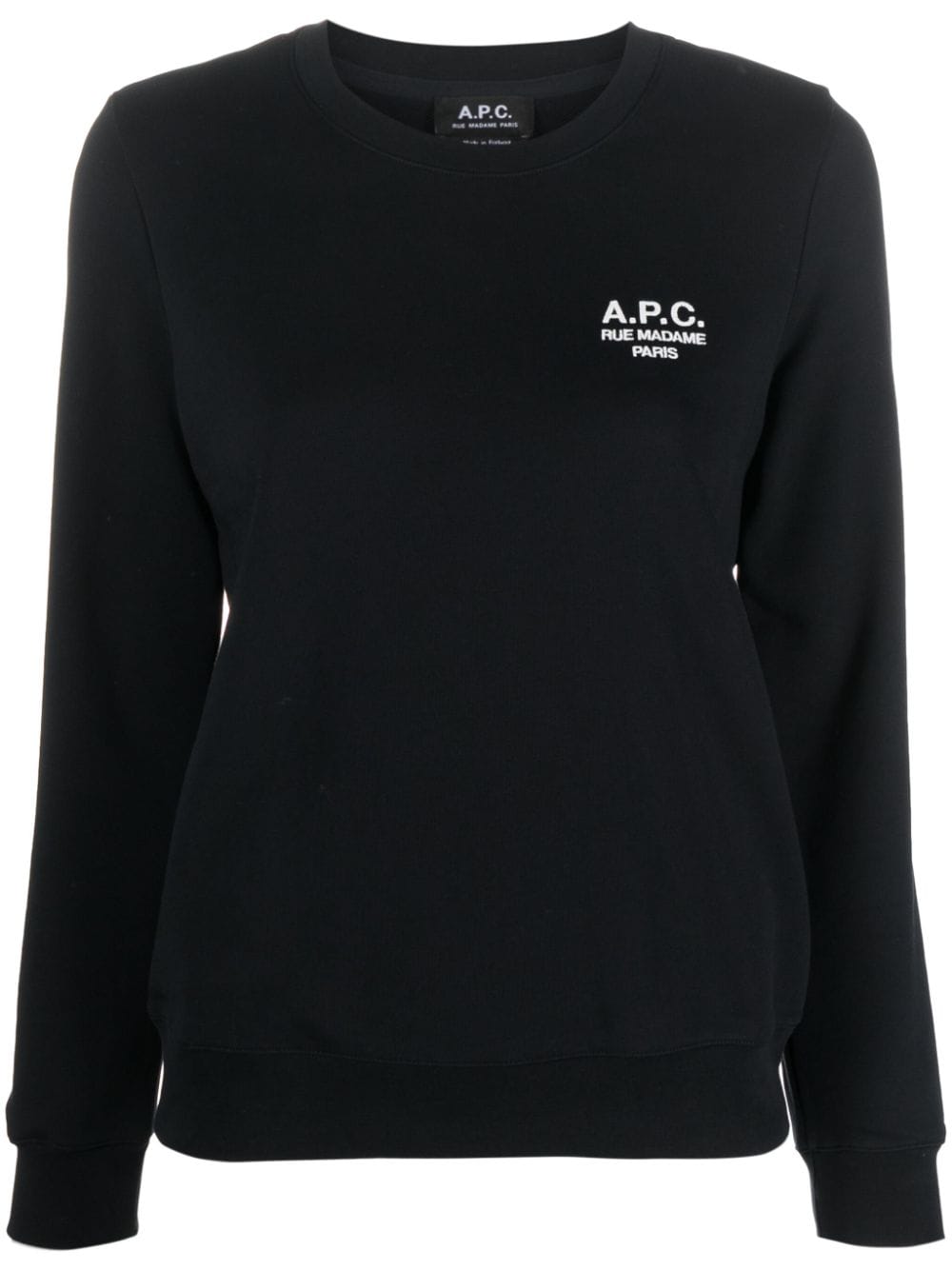 A.P.C. Skye Sweatshirt mit Logo-Stickerei - Schwarz von A.P.C.