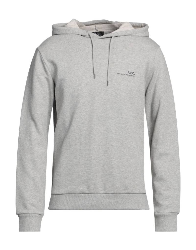 A.P.C. Sweatshirt Herren Hellgrau A.P.C. Sweatshirt Herren Hellgrau von A.P.C.