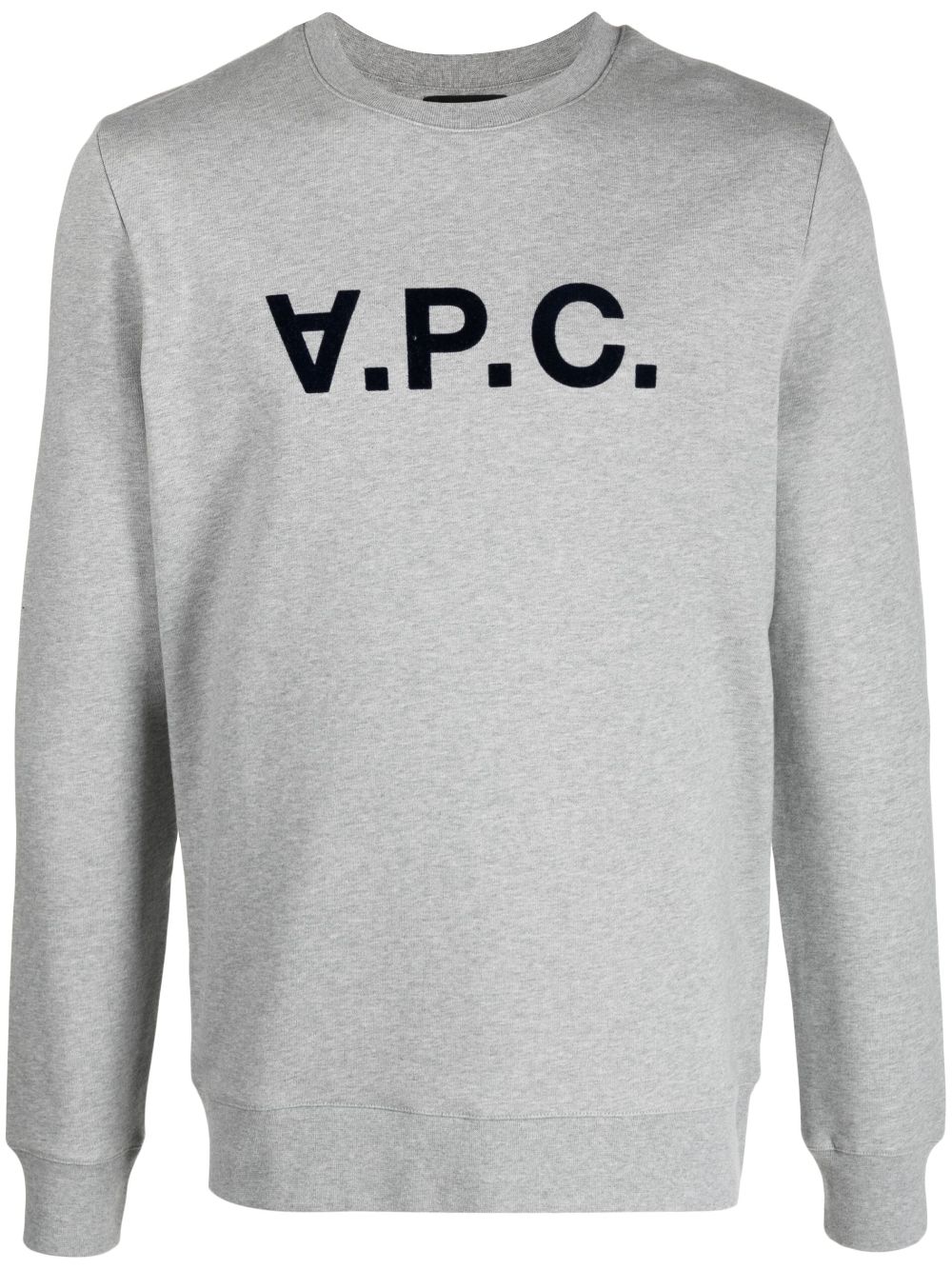 A.P.C. Sweatshirt mit Logo-Print - Grau von A.P.C.