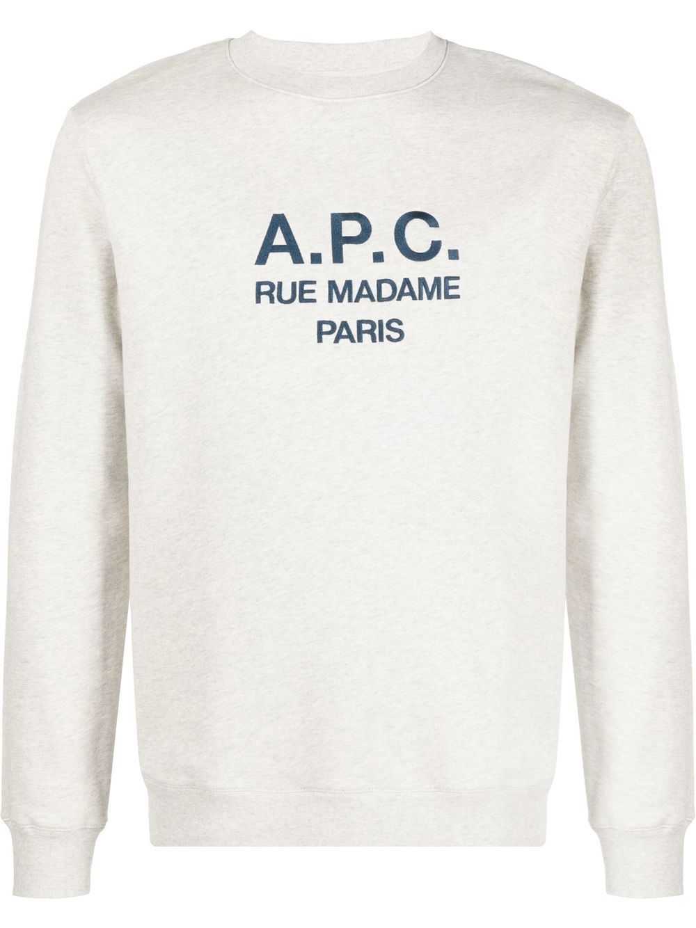 A.P.C. Sweatshirt mit Logo-Print - Nude von A.P.C.