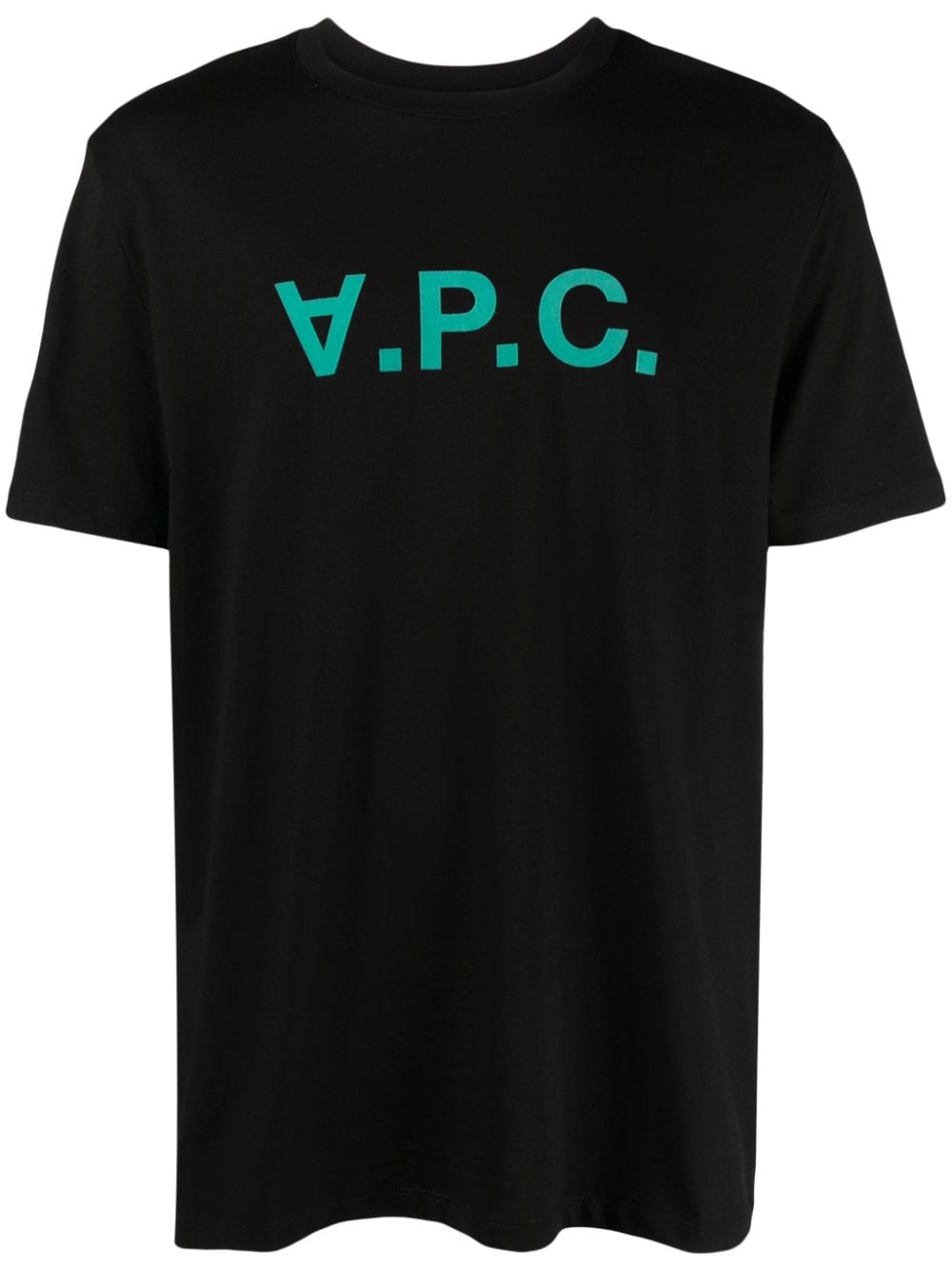 A.P.C. T-Shirt mit Logo-Applikation - Schwarz von A.P.C.