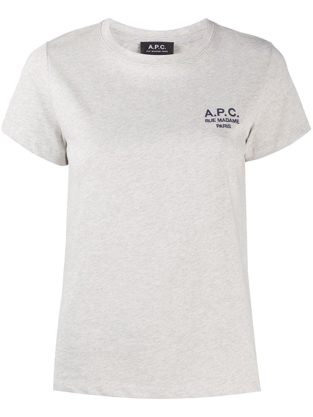 A.P.C. T-Shirt mit Logo-Print - Nude von A.P.C.