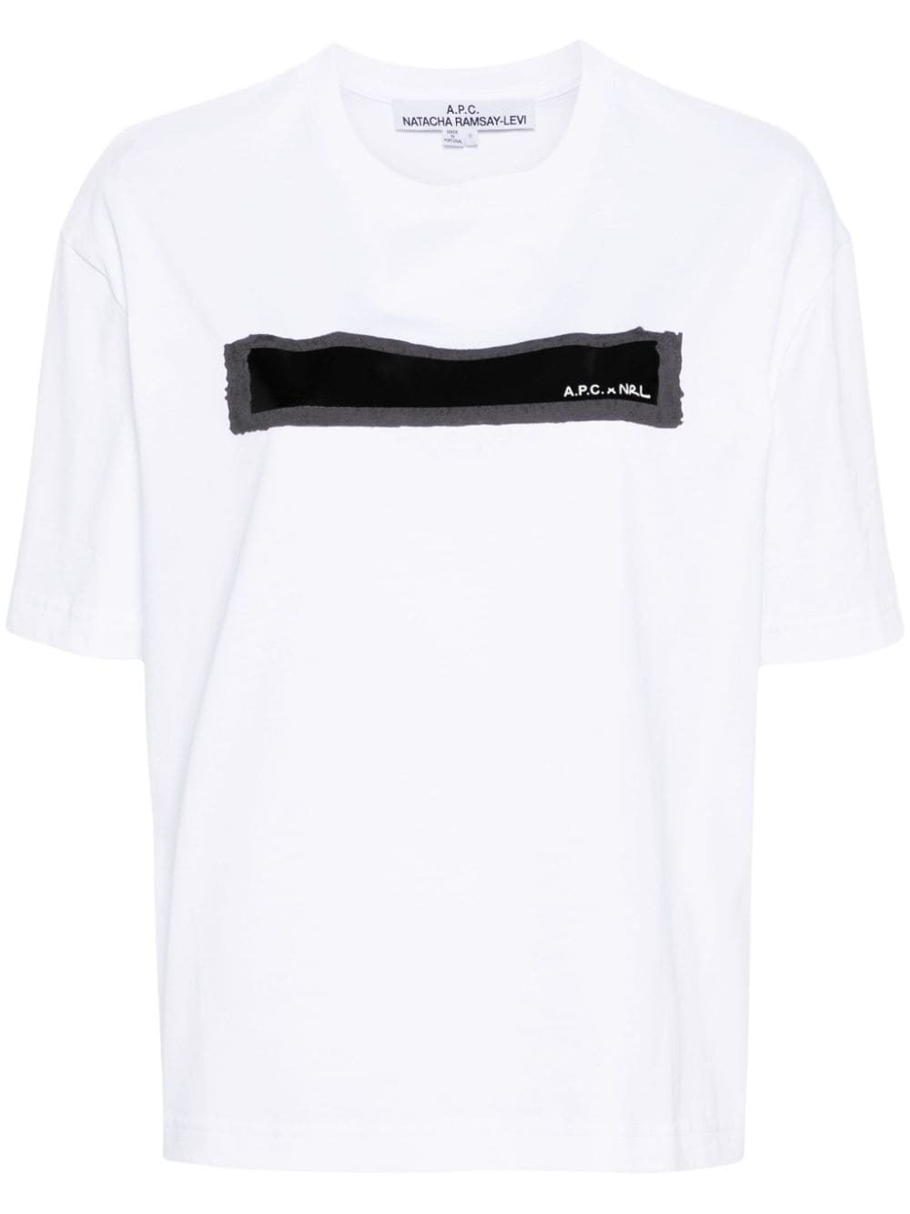 A.P.C. T-Shirt mit Logo-Stempel - Weiß von A.P.C.