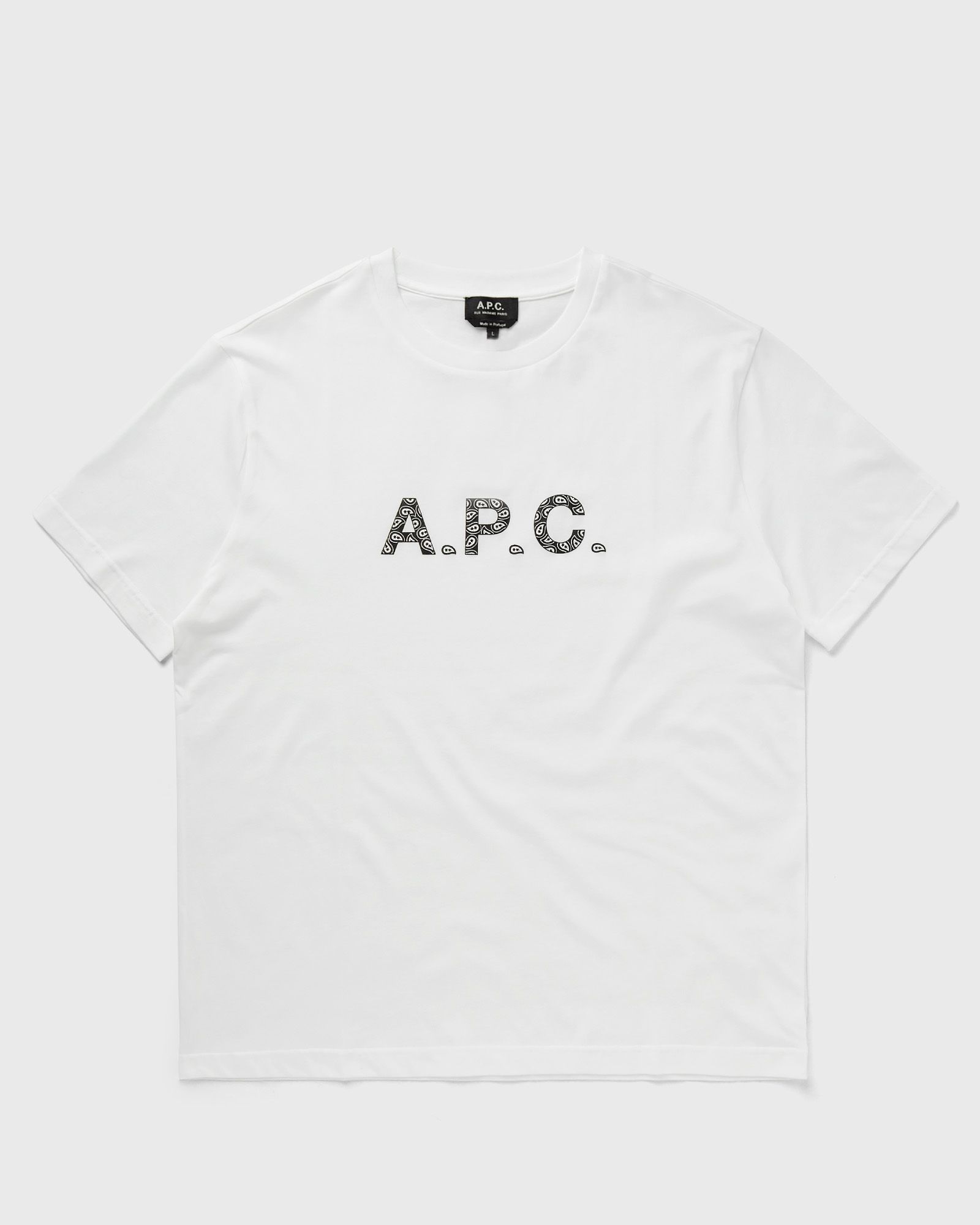 A.P.C. T-shirt james men Shortsleeves white in Größe:S von A.P.C.