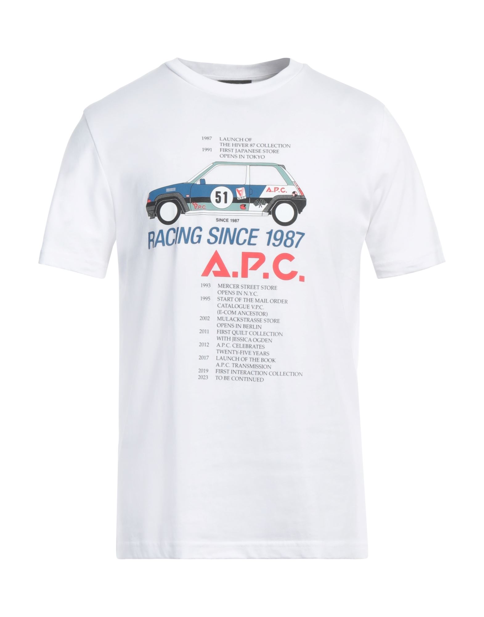 A.P.C. T-shirts Herren Weiß von A.P.C.