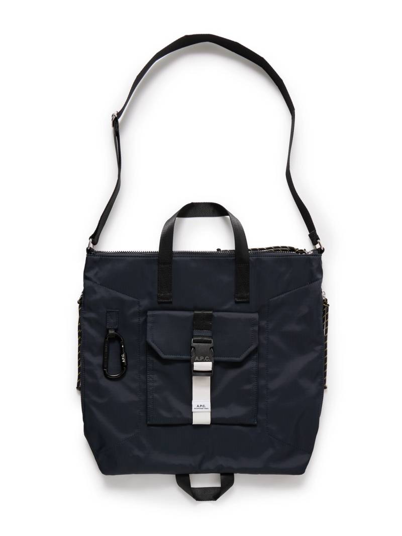 A.P.C. - Trek Nylon-Ripstop Tote Bag - Men - Blue von A.P.C.