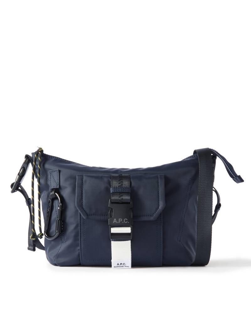 A.P.C. - Trek Shell Messenger Bag - Men - Blue von A.P.C.