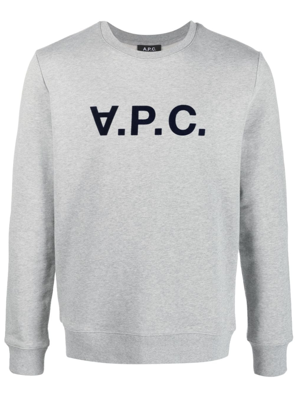 A.P.C. Sweatshirt mit Logo-Print - Grau von A.P.C.