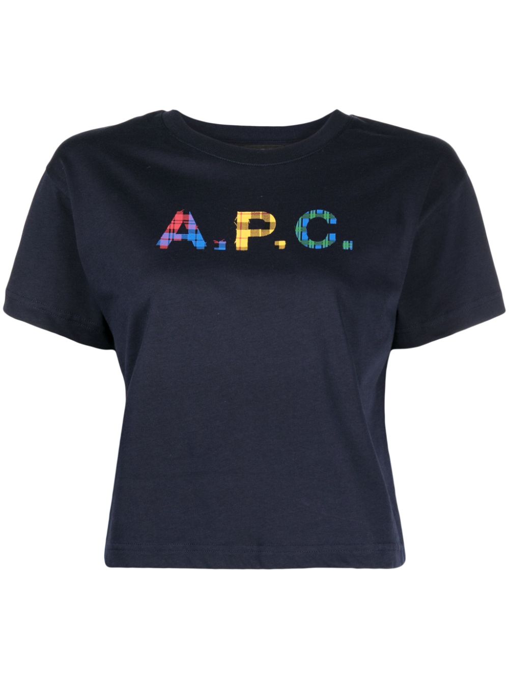 A.P.C. T-Shirt mit Logo-Print - Blau von A.P.C.