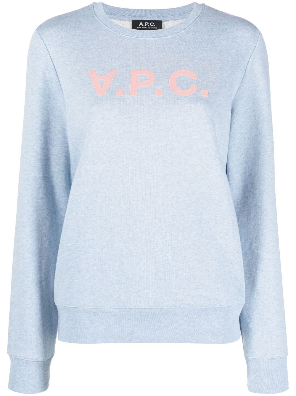 A.P.C. Sweatshirt mit Logo - Blau von A.P.C.