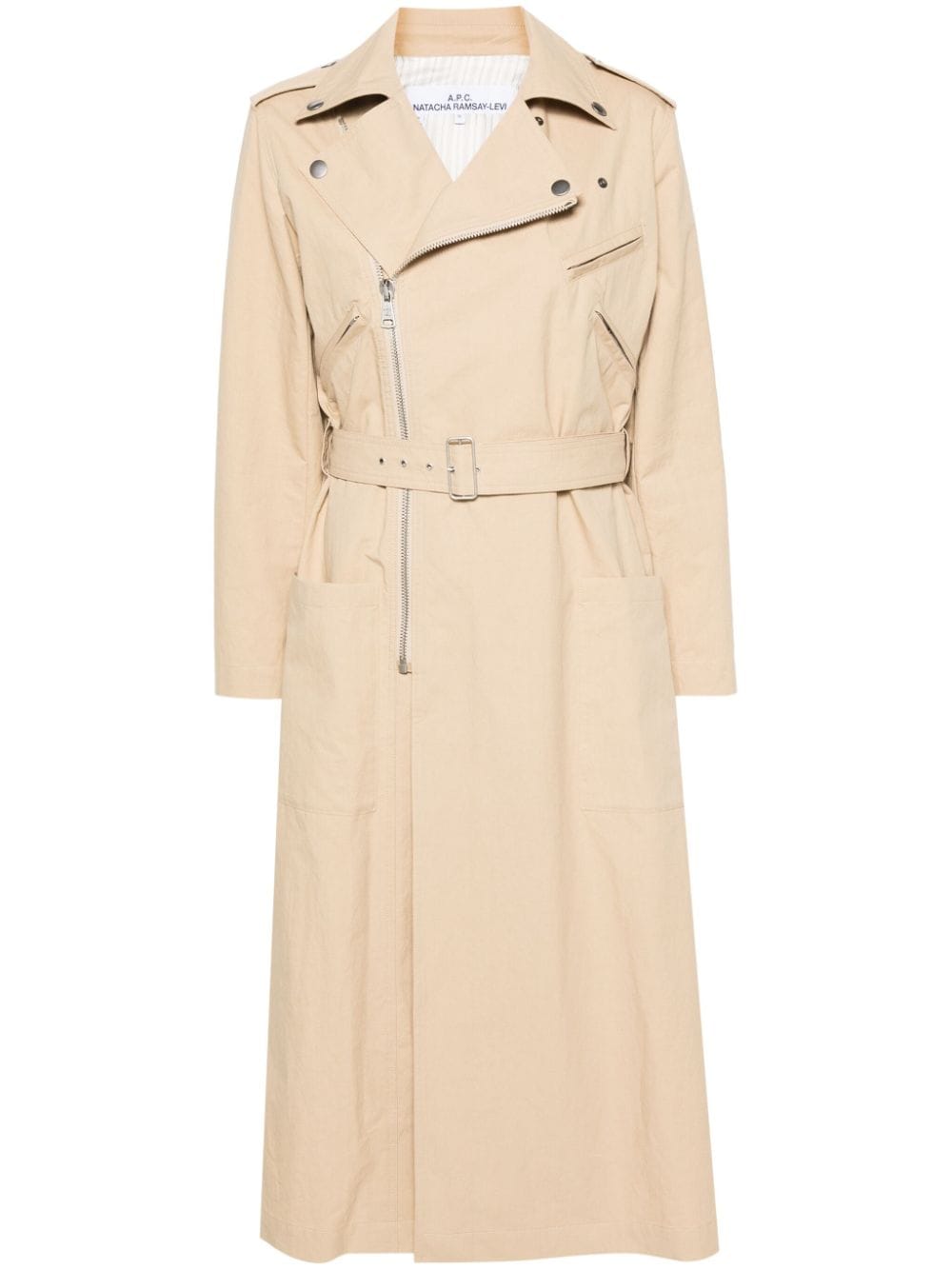 A.P.C. Langer Trenchcoat - Nude von A.P.C.