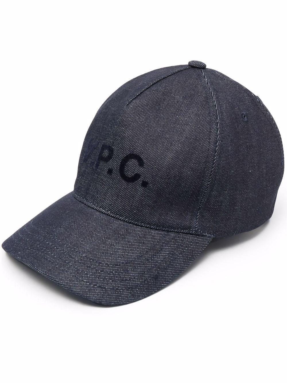 A.P.C. Baseballkappe mit Logo-Print - Blau von A.P.C.