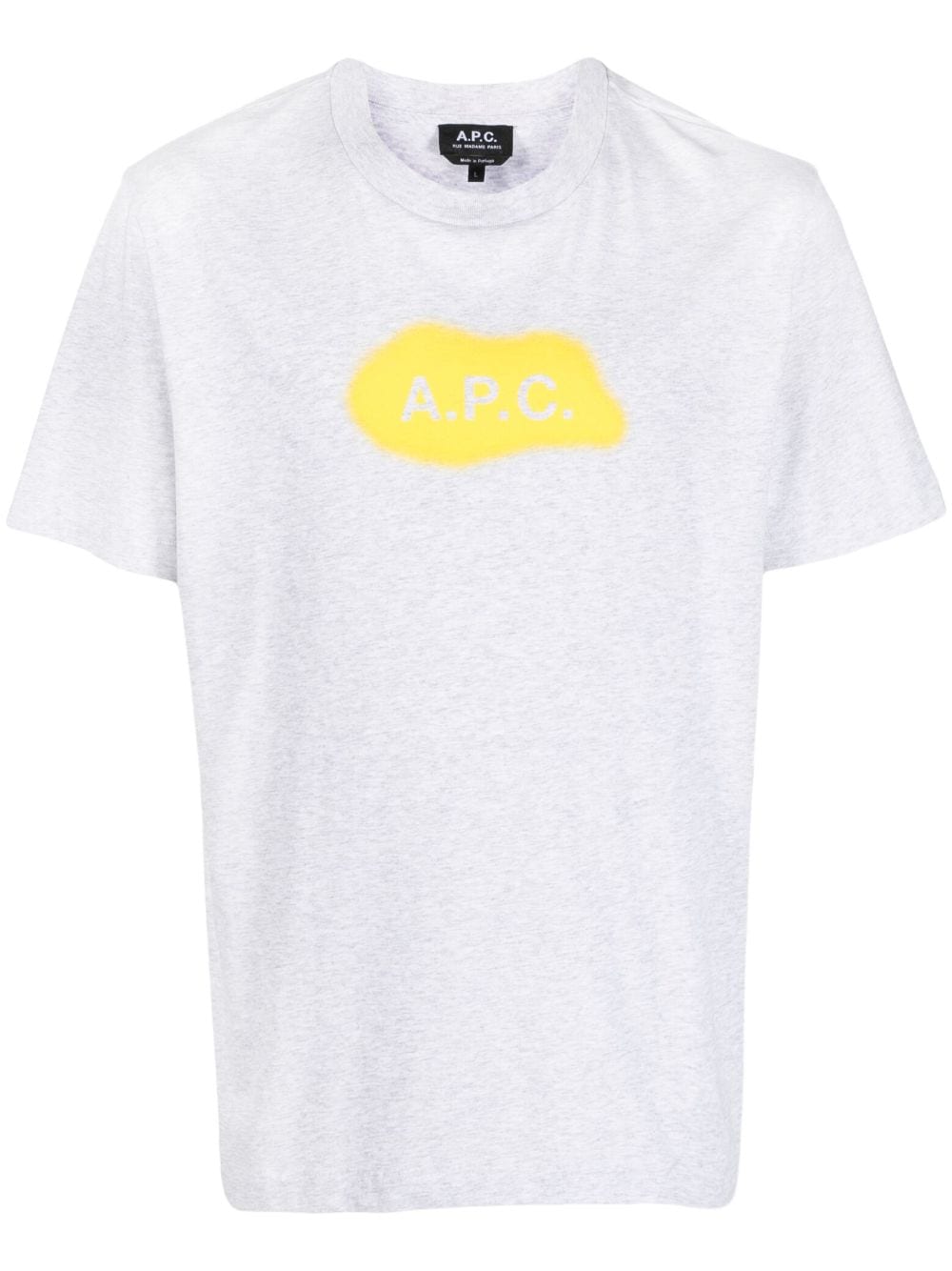 A.P.C. T-Shirt mit Logo-Print - Grau von A.P.C.