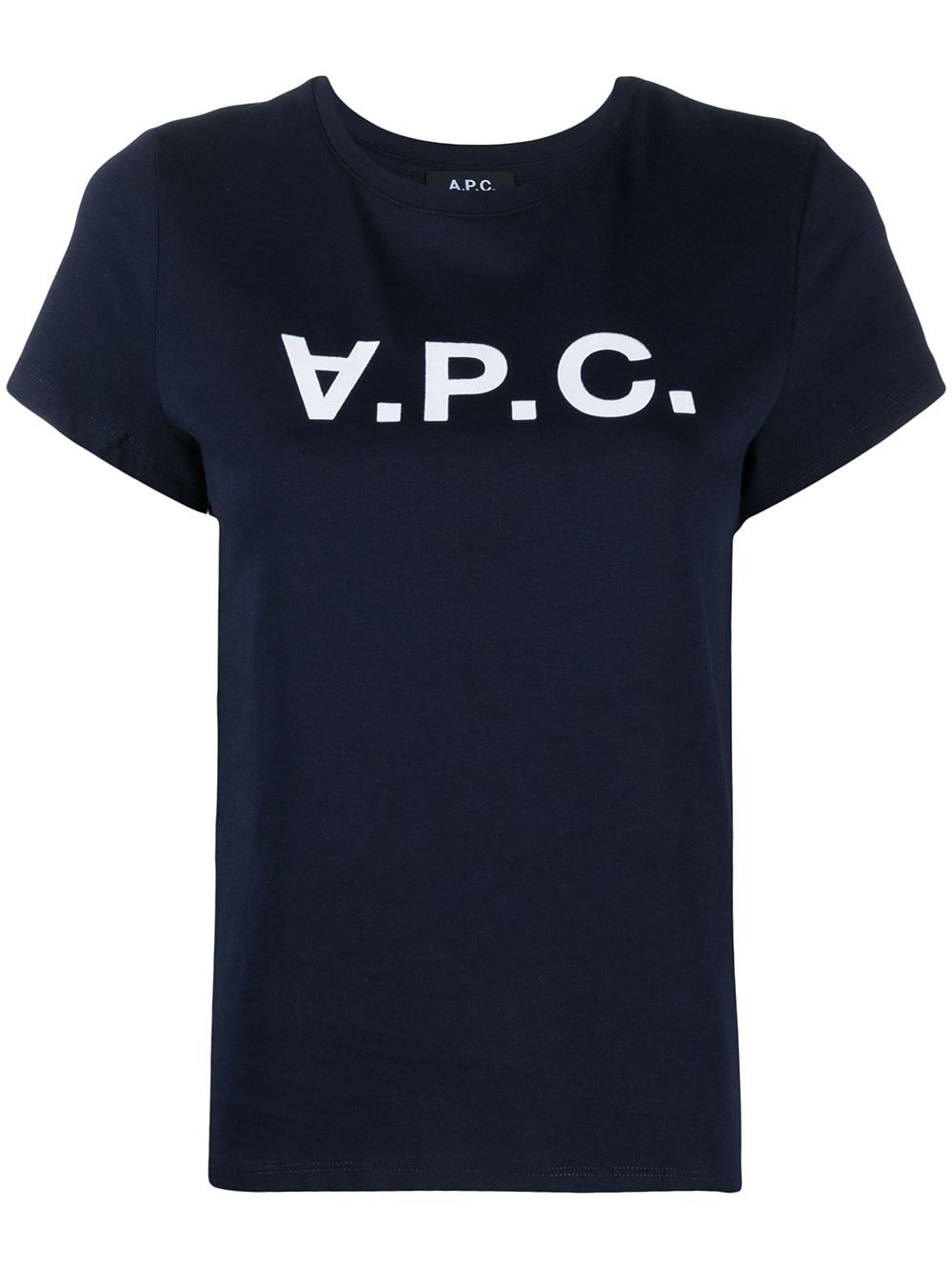 A.P.C. T-Shirt mit Logo-Print - Blau von A.P.C.