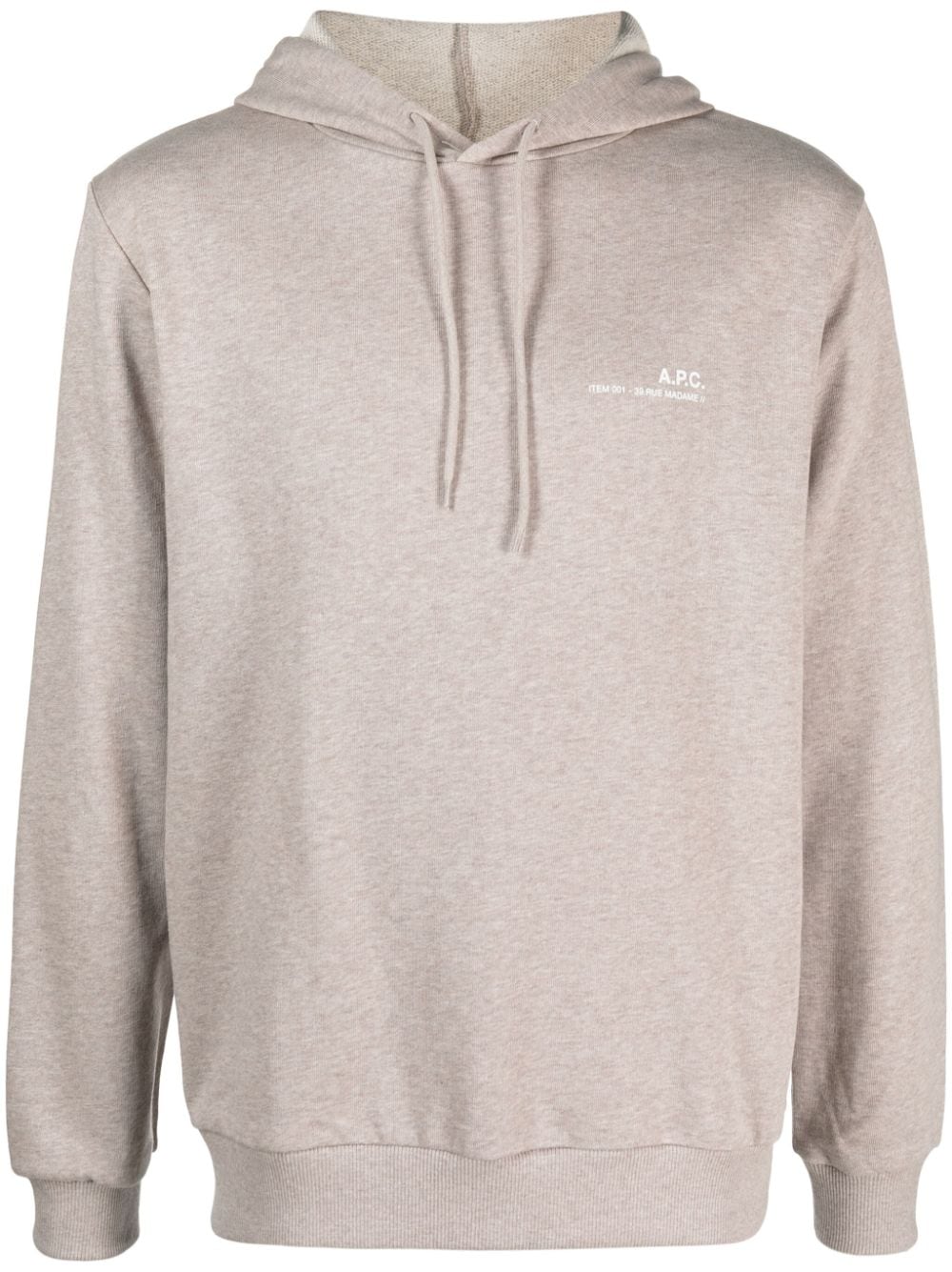 A.P.C. Hoodie mit Kordelzug - Nude von A.P.C.