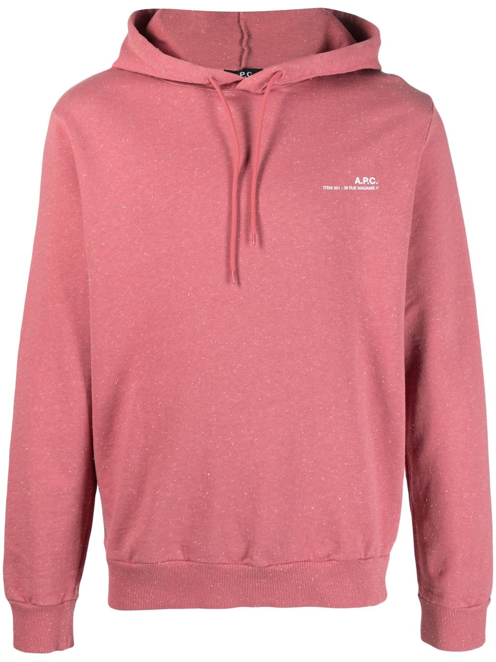 A.P.C. Hoodie mit Kordelzug - Rosa von A.P.C.