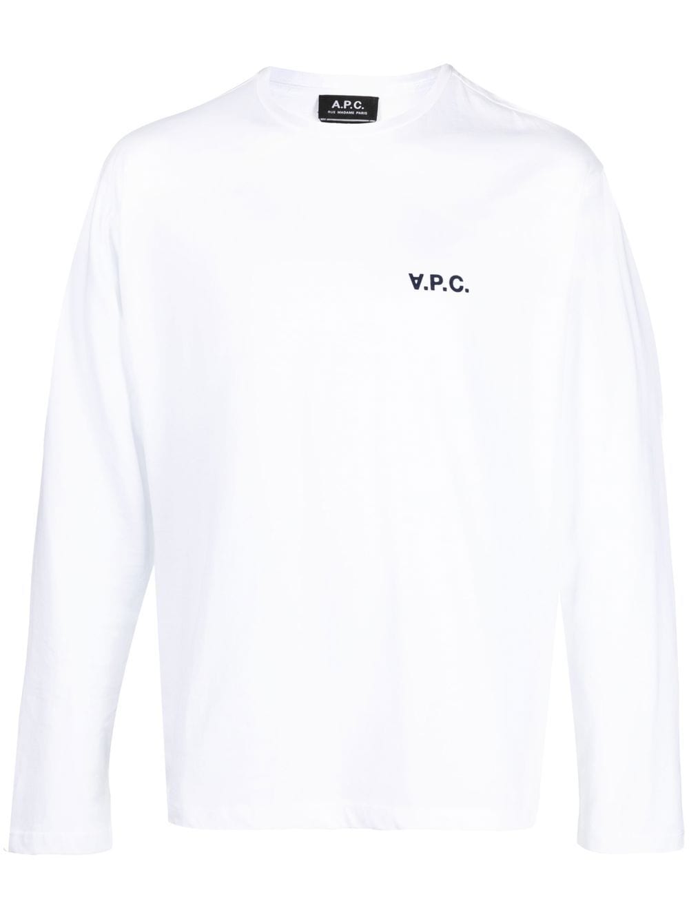 A.P.C. Sweatshirt mit Logo-Print - Weiß von A.P.C.