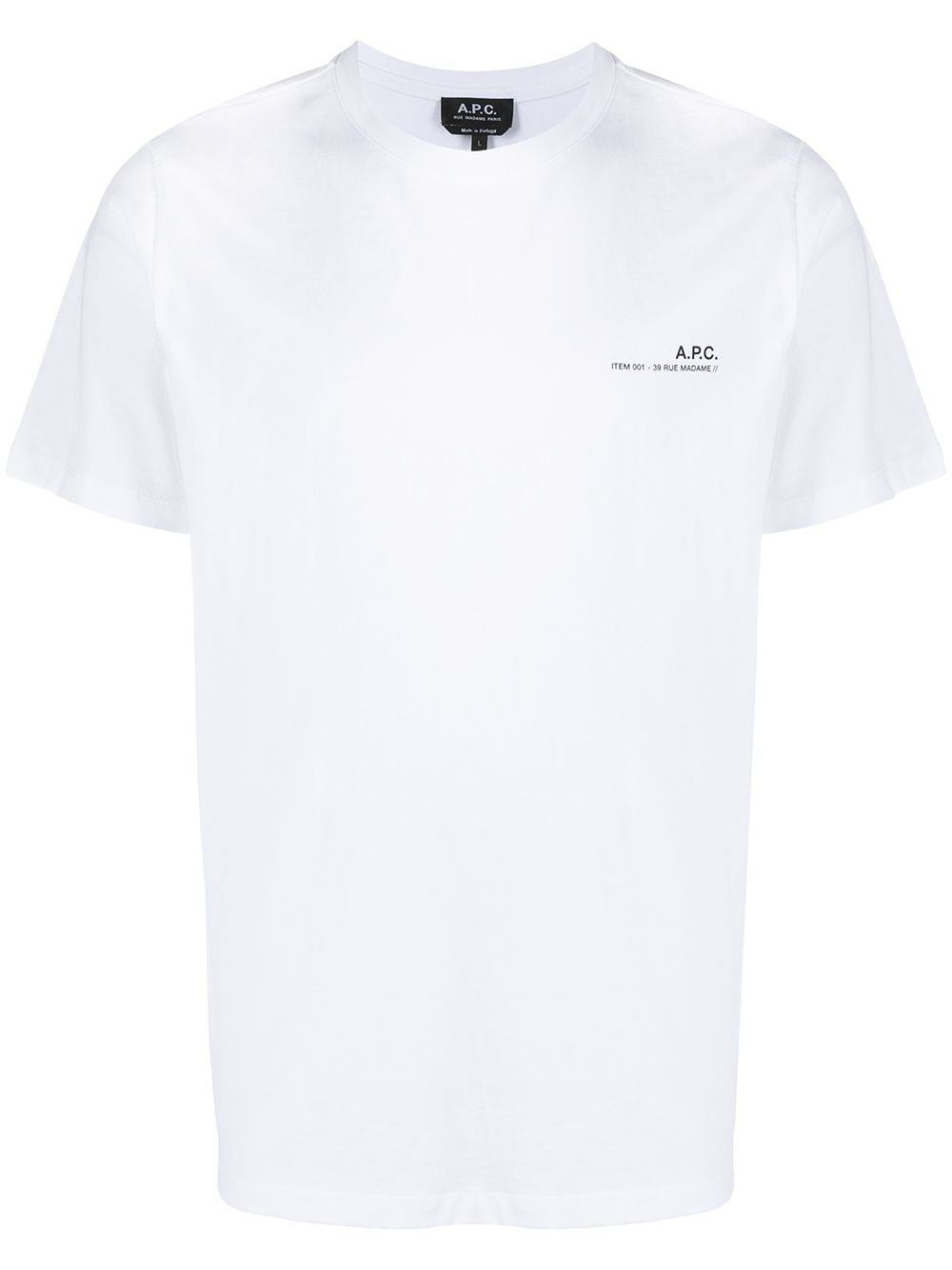 A.P.C. T-Shirt mit Logo-Print - Weiß von A.P.C.