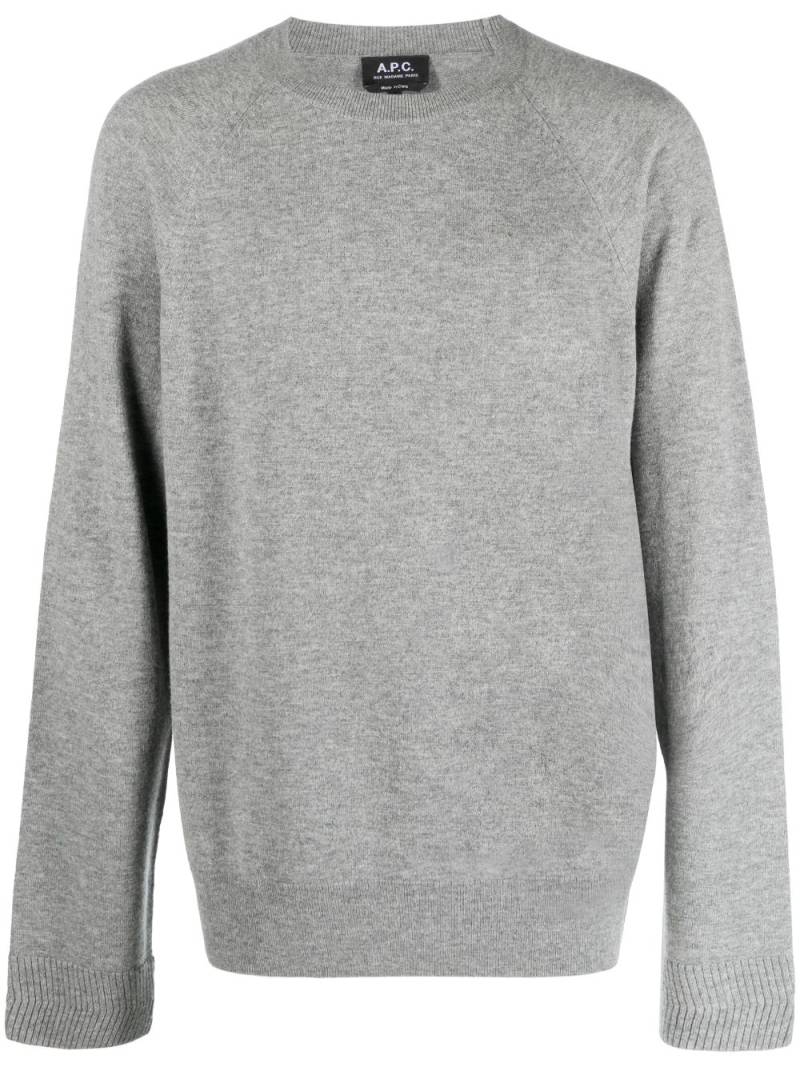 A.P.C. Pullover mit meliertem Effekt - Grau von A.P.C.