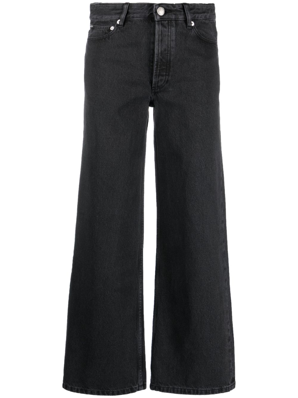 A.P.C. Halbhohe Cropped-Jeans - Schwarz von A.P.C.