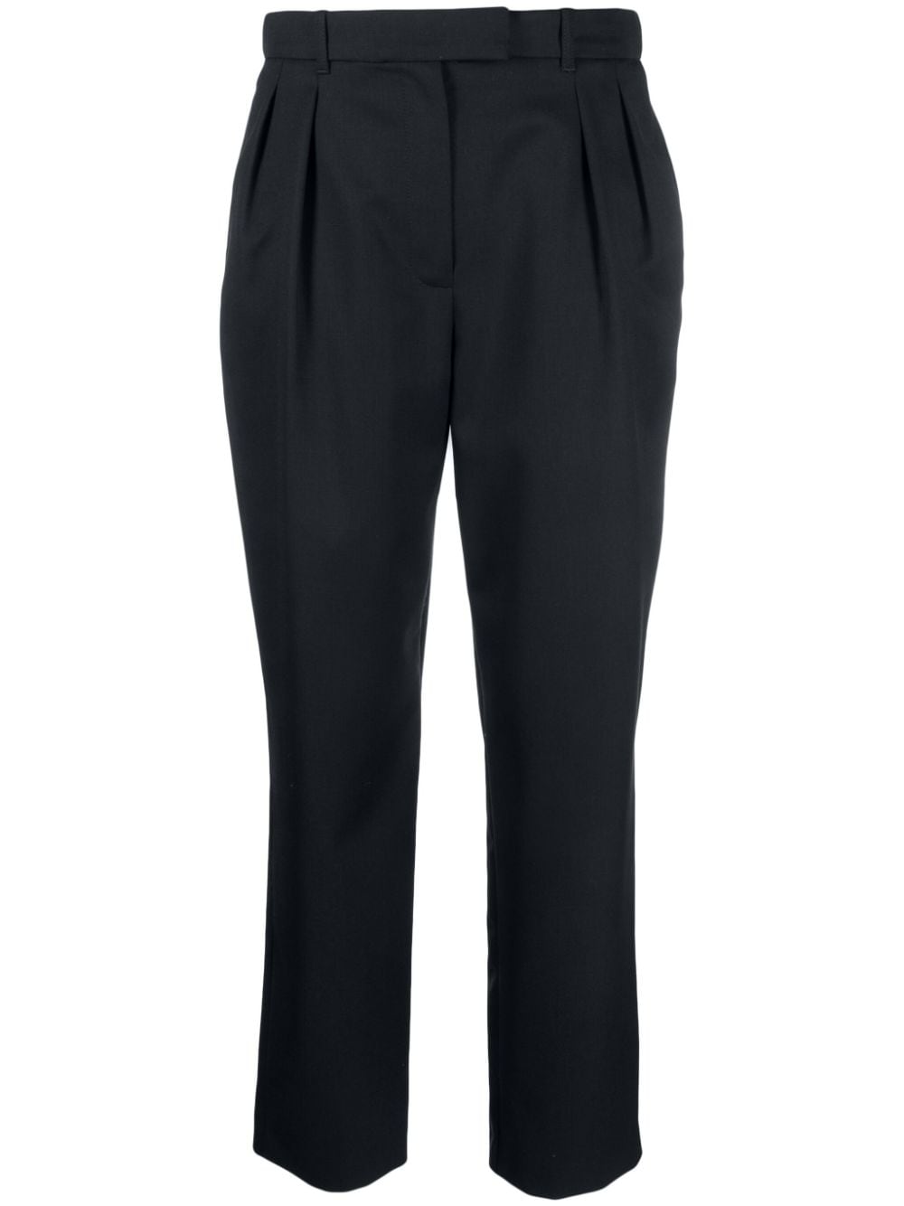 A.P.C. Cropped-Hose mit Falten - Blau von A.P.C.