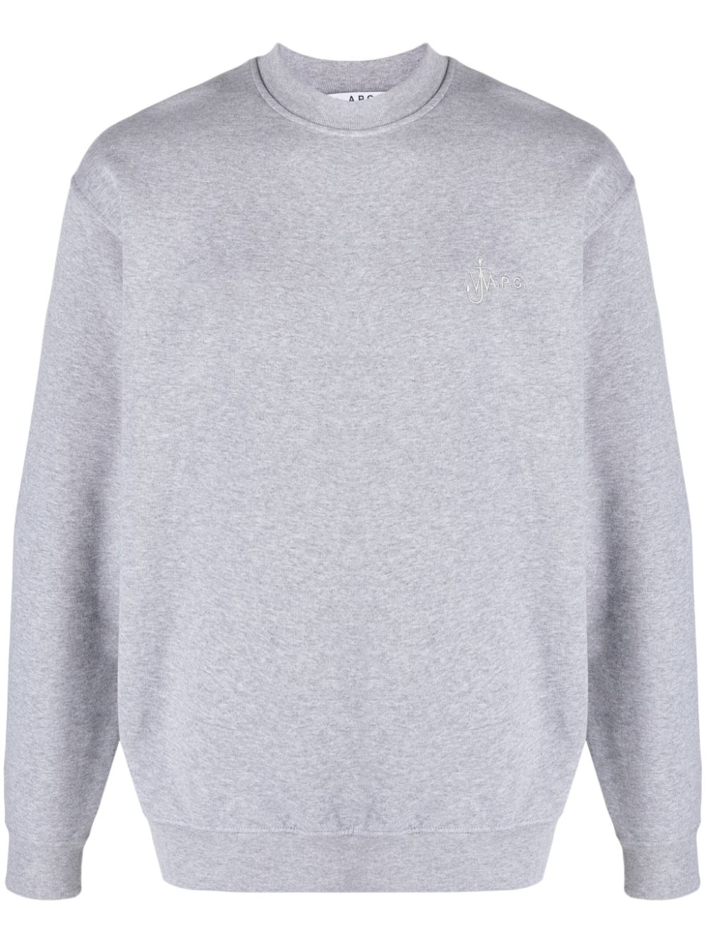 A.P.C. x JW Anderson Sweatshirt mit Logo-Stickerei - Grau von A.P.C.