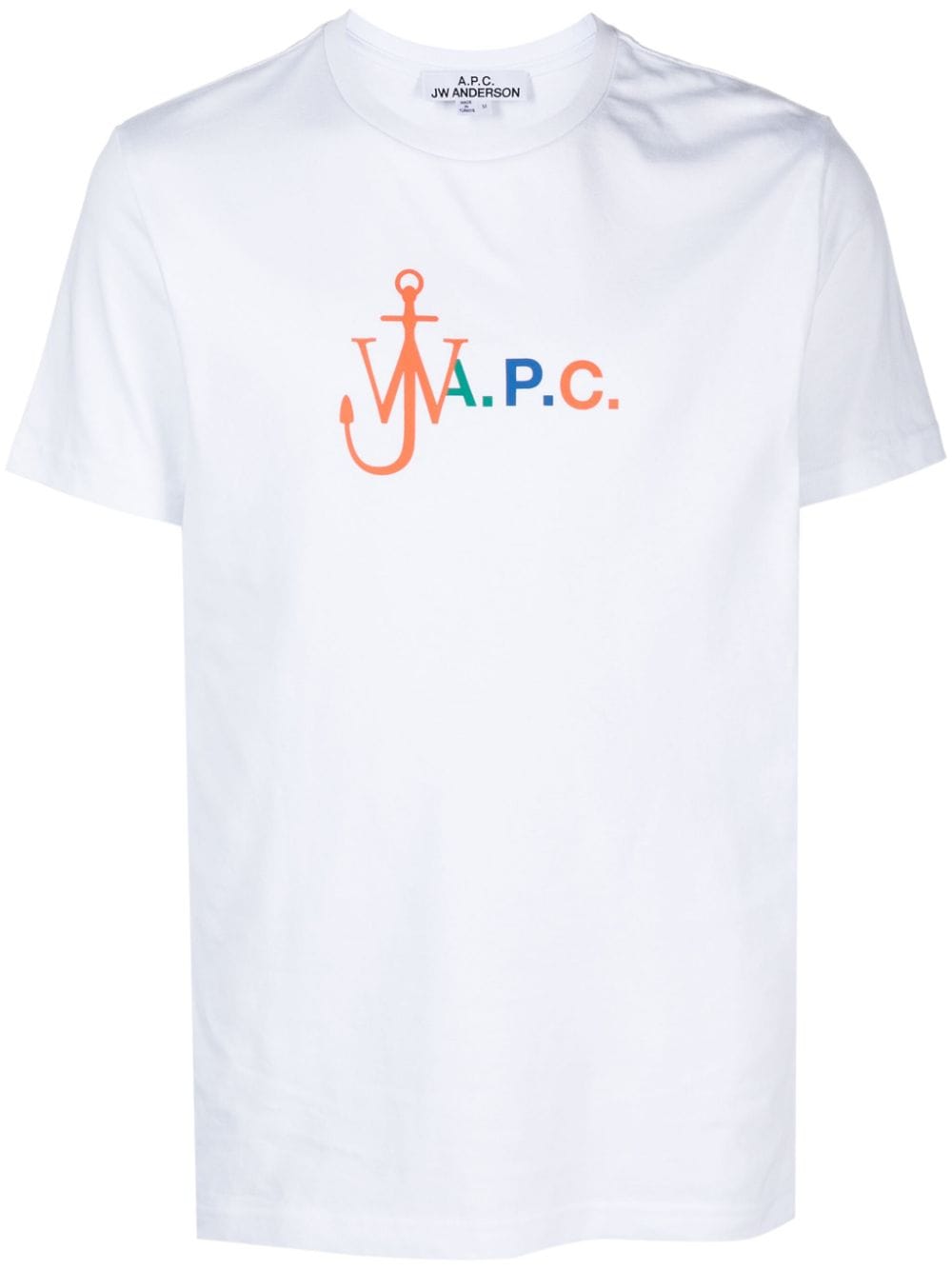 A.P.C. x JW Anderson T-Shirt mit Logo-Print - Weiß von A.P.C.