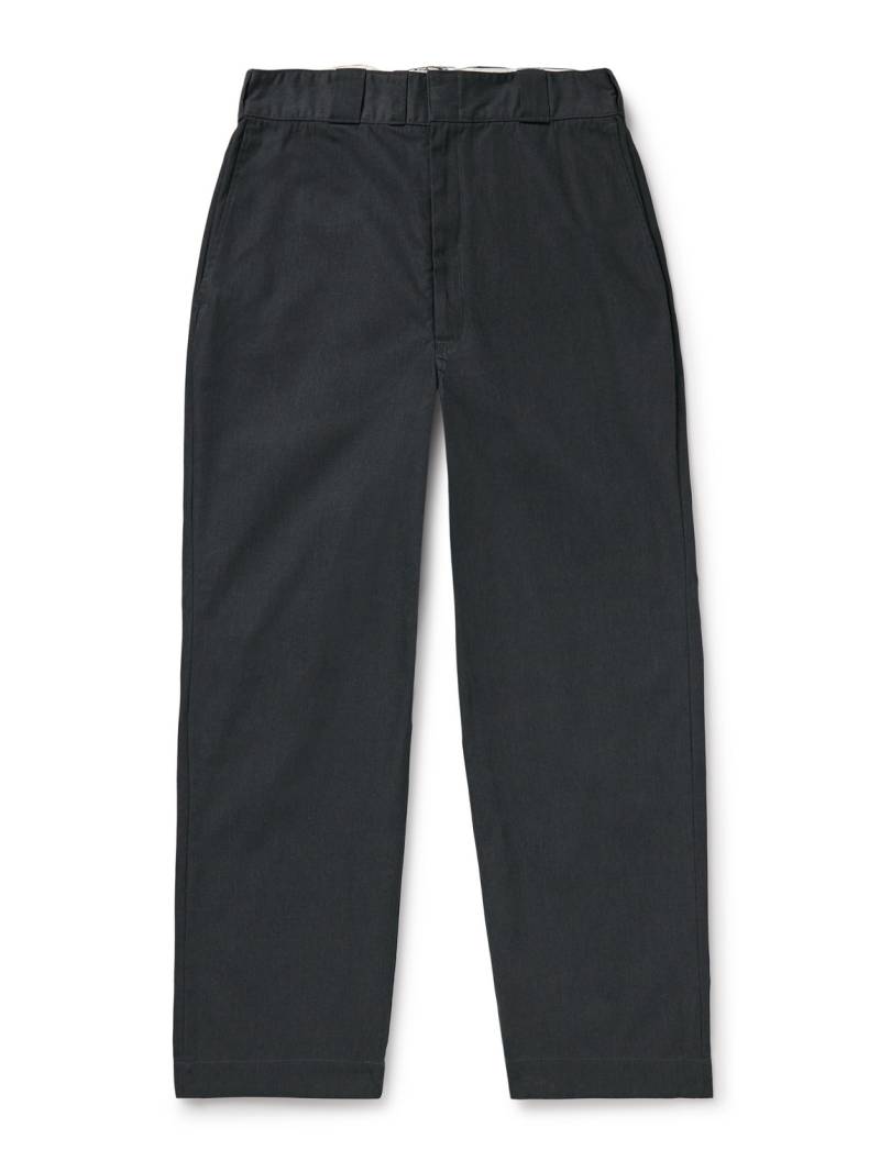A.PRESSE - Work Straight-Leg Cotton-Blend Chinos - Men - Gray - 3 von A.PRESSE