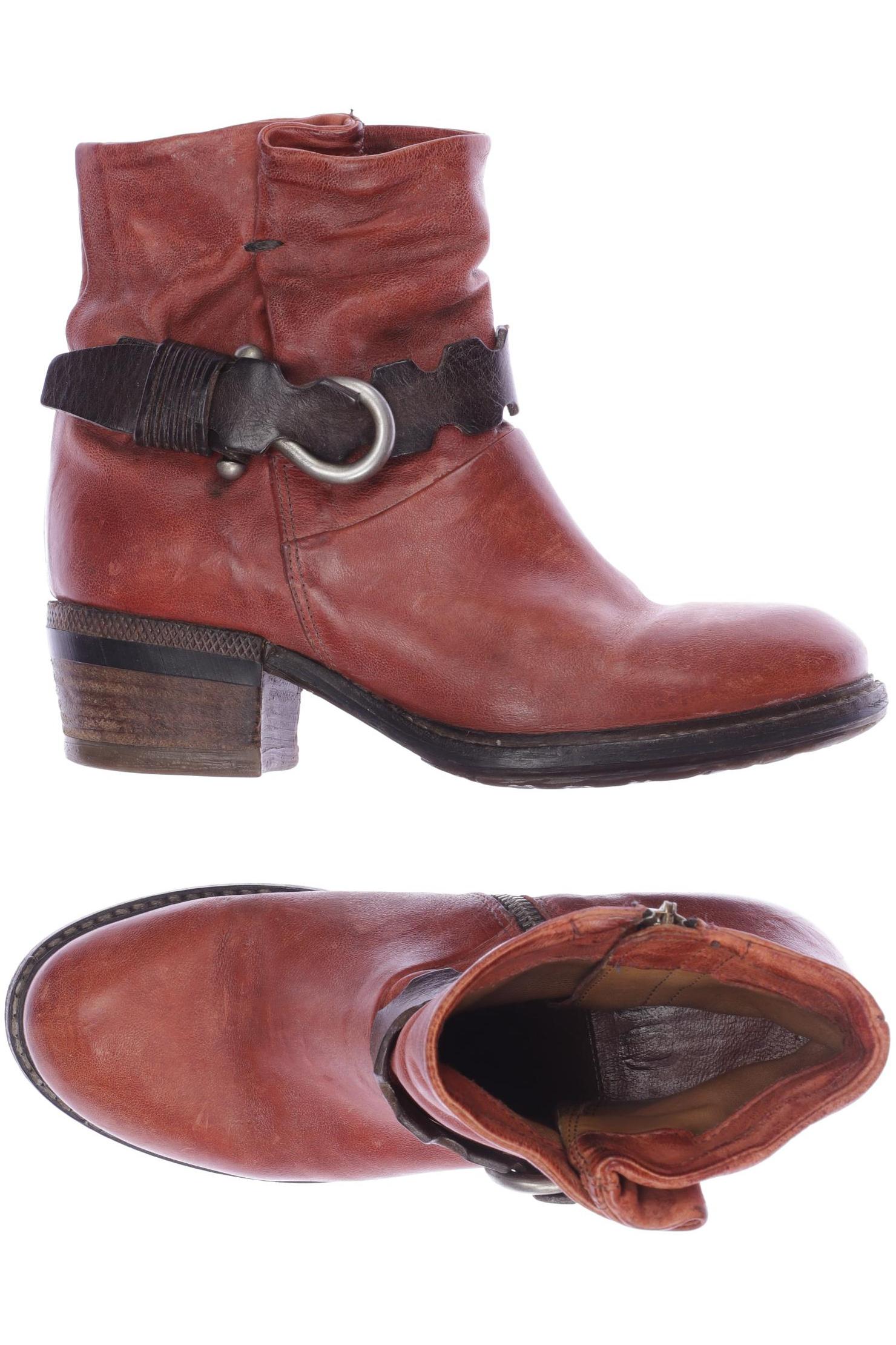 A.S.98 Damen Stiefelette, rot von a.s.98