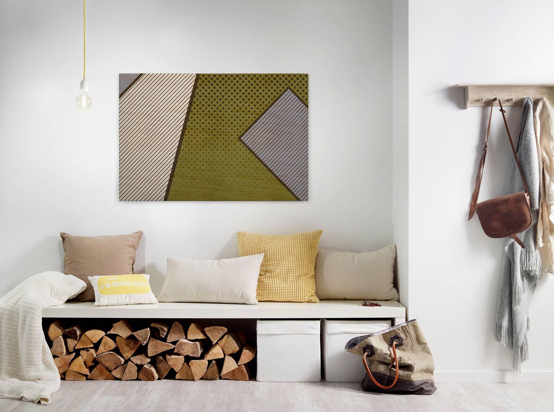 A.S. Création Leinwandbild "pattern play" Kunst  Modern 1 Stk. tlg. Keilrahmen Bild Grafisch Geometrisch Leinwand-Bild Wohnzimmer modern von A.S. Création