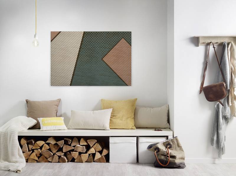 A.S. Création Leinwandbild "pattern play" Kunst  Modern 1 Stk. tlg. Keilrahmen Bild Grafisch Geometrisch Leinwand-Bild Wohnzimmer modern von A.S. Création