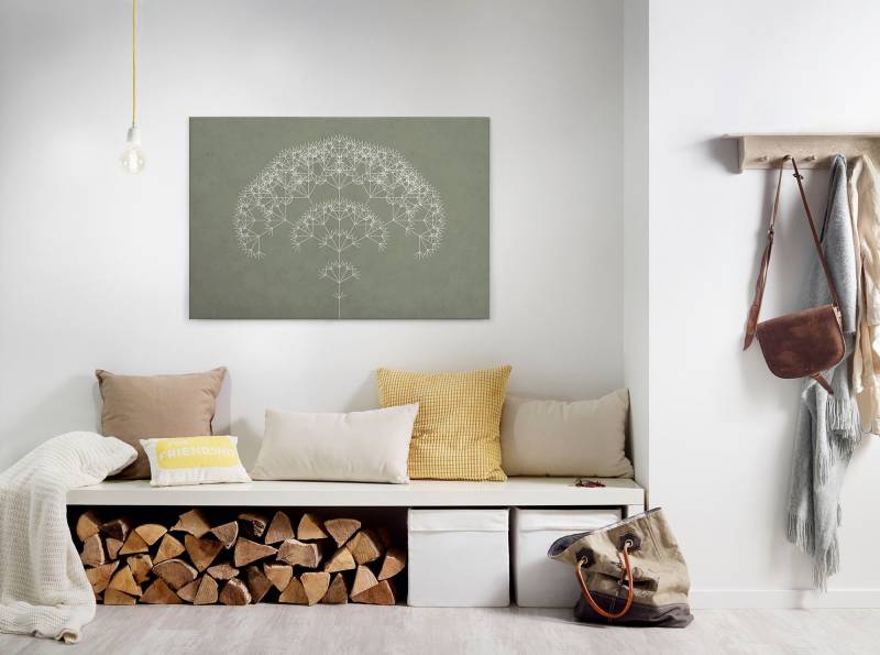 A.S. Création Leinwandbild "trees 3" Abstrakt  Kunst 1 Stk. tlg. Keilrahmen Bild Baum Grafisch Leinwand-Bild Wohnzimmer modern Wandbild von A.S. Création